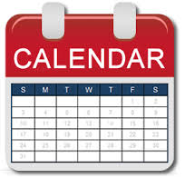 Calendar for the 2025/2026 class